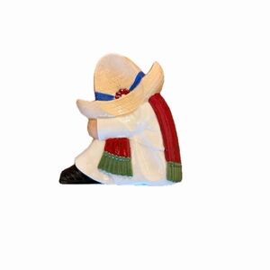 Sitre Taking a Siesta In A Broad Brimmed Hat Ceramic Spoon Rest